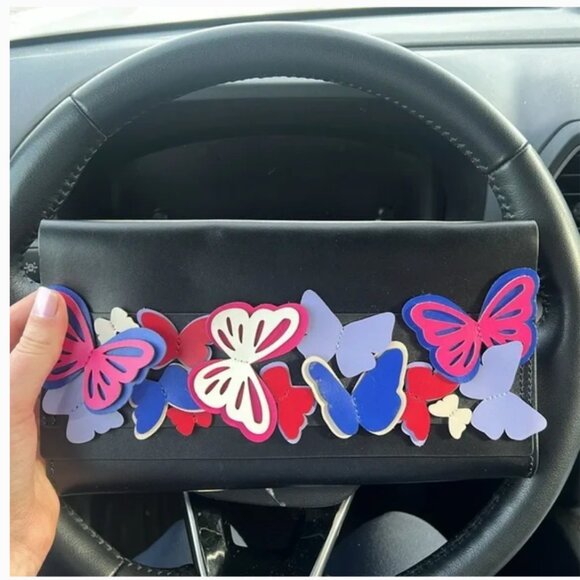 Kate spade Show Your True Colors Butterfly Clutch wallet purse *PLEASE READ* - Picture 3 of 7